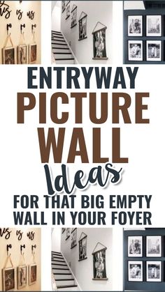 the entryway picture wall ideas for that big empty wall in your foyer