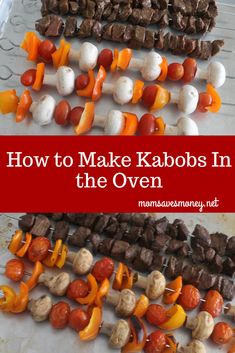 how to make kabobs in the oven