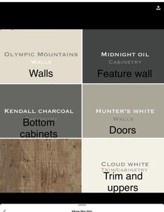 the color scheme for wood flooring