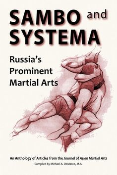 the book cover for sambo and sytema's prominent martial arts, which is