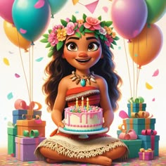 Imprimibles Paw Patrol, Moana Theme, Moana Disney, Fantasy Digital Art, Moana 2, Disney Paintings, Moana Birthday, Disney Fanart, Happy Birthday Fun