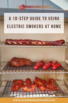 the steps to using electric smokers at home