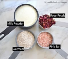 Milk Bath Recipe, Milk Bath Soak, Bath Salts Recipe, Bath Salts Diy, Săpunuri Handmade, Bath Recipes, Spiritual Bath, Bath Tea