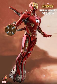 the iron man mark ii armor is shown in this promotional image from avengers age of uln