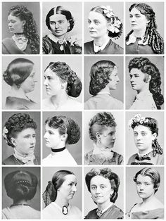 1890s hairstyles - Google Search Braid Hairstyle Ideas, Hairstyles Reference, Different Pictures