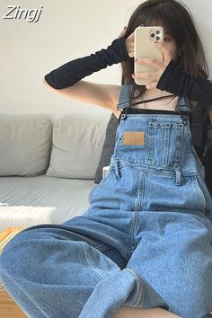 Shipping: Worldwide Express Shipping AvailableDelivery time: 7-15Days Fast ShippingReturns: Fast refund, 100% Money Back Guarantee. Women Preppy Style, Blue Overalls, Pant Women, Denim Dungarees, Couples Sweatshirts, Denim Pants Women, Oversize Women, Jeans Fashion, Summer Blue