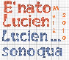 some type of cross stitch pattern with the words eneroo cuen written in spanish