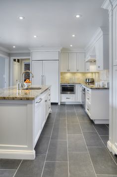 the kitchen is clean and ready for us to use in its new owner's home