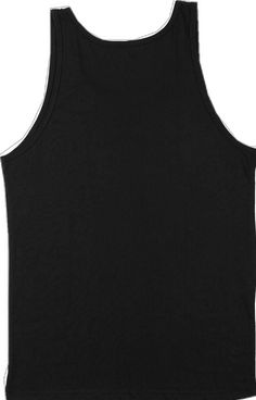 Athleisure Cotton Tank T-shirt, Cotton Tank T-shirt For Athleisure, Everyday Cotton Racerback Tank Top, Black Crew Neck Vest For Streetwear, Cotton Sleeveless Athleisure Muscle Tee, Cotton Sleeveless Muscle Tee For Athleisure, Black Cotton Vest With Crew Neck, Sporty Cotton Crew Neck Vest, Black Sleeveless T-shirt For Streetwear