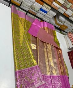 Pure handloom  silk saree with  meenawork border😍😍

16500/- 🤩

Free shipping in India 
Silk mark certified