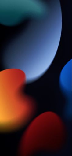 an abstract image of different colored circles