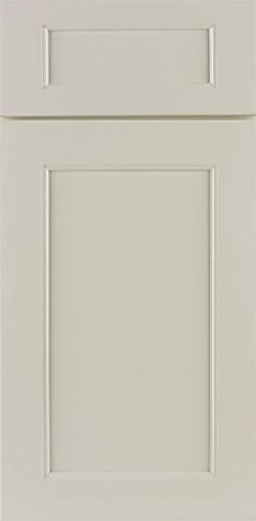 an image of a white cabinet door