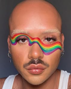 Pride Outfit, Beauty Bay, Looks Black, Colorful Eyeshadow, Glossy Lips, Creative Makeup, Liquid Eyeliner