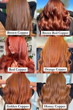 Copper Hair Color Formula, Brown Copper Hair Color, Brown Copper Hair, Copper Red Hair, Natural Red Hair, Red Hair Inspo