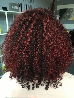 Sizzling Red Highlight Ideas for Every Hair Length Highlight Hair Ideas, Black Hair With Red Highlights, Highlight Hair, Highlight Ideas, Black Red Hair, Dark Curly Hair, Red Hair Inspo