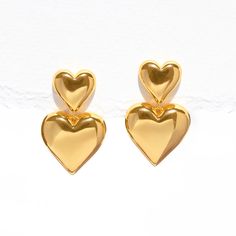 Girls Crew is a Los Angeles based jewelry company focused on playful, dainty, and imaginative designs. Coffee Date, Disney Jewelry, Two Hearts, Gold Earrings Dangle, Girls Earrings, Jewelry Companies, Perfect Match, Sale Items, Gold Earrings