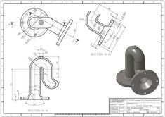 an image of a drawing of a pipe and fittings for a water heater