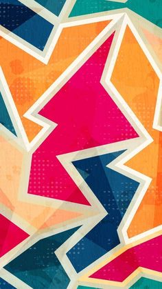 an abstract background with colorful shapes and lines