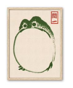 PRICES MAY VARY. Japanese Artistry in Focus: Invite the tranquil essence of Japanese art into your space with Matsumoto Hoji's green frog woodblock poster. This 12x16-inch framed wall art embodies a timeless blend of tradition and serenity. Natural Oak Wood Frame: Elevate your décor with the organic allure of a natural oak wood frame, providing both durability and understated elegance to enhance the ambiance of your living room or bathroom. Premium Canvas Print: Immerse yourself in the delicate Matsumoto Hoji, Frog Wall Art, Japanese Wall Decor, Wall Art Uk, Japan Wall Art, Natural Oak Wood, Zen Wall Art, Japanese Wall Art, Wall Canvas Painting