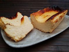 two pieces of bread sitting on top of a white plate