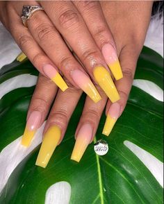 30+ Splendid Yellow Nail Designs For Summer The Wonder Cottage Yellow Toe Nails, Acrylic Nails Yellow, Flame Nails