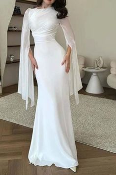 High Waist Maxi Dress, Bride Dress Simple, Soiree Dress, Mode Abaya, Fancy Dresses Long, Modest Dresses Casual, Elegant Dresses Classy, Muslim Fashion Dress