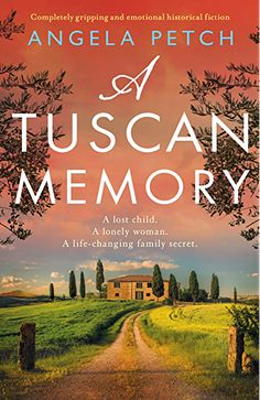 a book cover for a tuscann memory by angelia petch with an image of