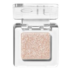 e.l.f. Fine as Fleck Glitter Eyeshadow - Champagne Showers - 0.07oz Natural Glitter Makeup, Elf Eye Glitter, Sheer Eyeshadow, White Sparkle Eyeshadow, Glossier Eyeshadow, Elf Liquid Glitter Eyeshadow Disco Queen, Elf Glitter Eyeshadow, Eyeshadow Champagne, Elf Fine As Fleck Eyeshadow