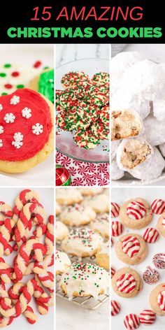 a variety of Christmas cookies Favorite Cookie Recipes Holidays, Christmas Cookie Ideas Easy, Christmas Cookie Ideas, Classic Holiday Desserts, Best Christmas Cookie Recipes, Amazing Cookie Recipes, Spritz Cookie Recipe, Italian Christmas Cookies, Best Christmas Cookie Recipe