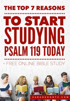 the top 7 reasons to start studying in jesus's bible study, including free online bible study