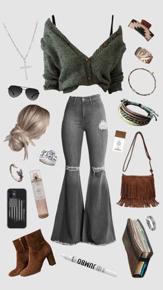 #outfit #outfitideas #outfitinspiration #outfitinpso #outfitidea #westernstyle #westernwear #western #green #comfy #comfyfit #cute #fyp #fypshuffle #fyppppp #f4f 🤍🤠 00s Mode, Looks Country, Estilo Country, Country Girls Outfits