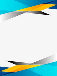 an abstract blue and yellow background with white space in the center for text or image