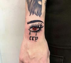 Small Tattoo Fillers, Tatto Old Scold, Psycodelic Tattoo, Cool Tattoos With Meaning, Black And Red Tattoo, Lucifer Tattoo, Emo Tattoos, Characters From Movies, Small Chest Tattoos