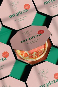 Modern Pizza Packaging and Brand Identity Mr Pizza, Italian Fast Food, Restaurant Branding Identity, Pizza Packaging, Pizza King, Graphic Designer Studio, Creative Pizza, Restaurant Identity