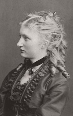 antique-royals: “  Norwegian painter Andrea Gram ” Light Colored Eyes, Victorian Photography, 1870s Fashion, Victorian Hair, Victorian Portraits, Victorian Hairstyles, Victorian Photos, Victorian Clothing