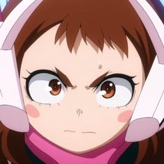 an anime character with headphones on