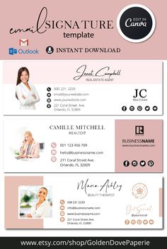 Email Signature, Email Signature Design, Email Signature ideas, Email Signature Templates, Email Signature Design with Logo, Realtor Marketing, Realtor Email Signature, Email Signature Ideas, Signature Mail, Outlook Signature, Professional Email Templates, Blogger Media Kit