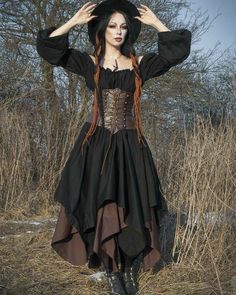 Ren Fair Outfits, Rainbow Witch, Faire Outfit, Medieval Witch