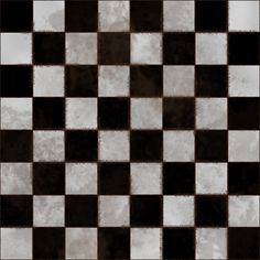 a black and white checkerboard pattern is shown