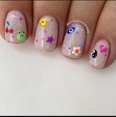 Nail Pen, Super Cute Nails, Magic Nails, Style Nails, Girls Nails