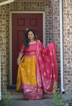 Elevate your ethnic wardrobe with our exquisite Dola Silk Lehenga. This luxurious ensemble combines the rich texture of Dola silk with the timeless beauty of Kalamkari art, making it perfect for festive occasion and wedding Blouse will have 3 to 5 inches of extra allowance Model is wearing size XL or 42 size. Disclaimer:The actual color may vary slightly due to different screen calibration.Since this product is handwoven, there might be slight irregularities and unevenness in the weave, pattern or selvedge. But isn't it wonderful that nobody else will ever own this beauty, handcrafted just for you Pink Slub Silk Set For Diwali, Festive Slub Silk Sharara With Pallu, Bollywood Style Slub Silk Salwar Kameez With Pallu, Festive Slub Silk Traditional Wear With Dupatta, Navratri Silk Palazzo Set With Traditional Drape, Anarkali Tussar Silk Palazzo Set, Anarkali Slub Silk Choli For Festivals, Navratri Semi-stitched Silk Palazzo Set, Semi-stitched Silk Palazzo Set For Navratri