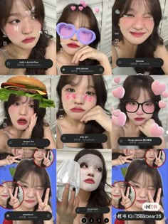 Snow App Filters, Funny Filters, Kawaii Logo, Snapchat Filters Selfie, Instagram Story Filters, Insta Filters, Instagram Graphics, Instagram Feed Ideas Posts, 사진 촬영 포즈