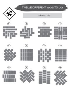 the different ways to lay bricks