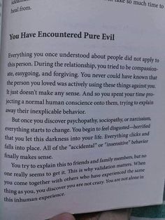 Pure Evil, Narcissistic People, Narcissistic Behavior, After Life, Toxic Relationships, Narcissism, A Book, Just In Case