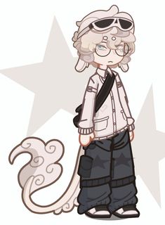 Gacha Life 2 Character. White curly hair, 4 light blue eyes and stylish y2k clothing as he stands in a white background with beige stars. Pretty Outfits Drawing, Gacha Life 2 Y2k Outfit, Oc Mask Ideas, Gacha Y2k Outfits, Gacha Life 2 Clothes, Gacha Club 2 Outfits, Gacha Life Clothes Ideas, Gacha Life 2 Oc, Gacha Life Clothes