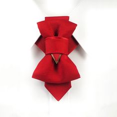 "Name: \"Hopper tie Corrida\" Type: Pre-Tied Fabric: rayon Dimensions: H 13cm (5,1 in.)  / W 7,5 cm (3,15 in.) Care: Dry cleaning / wet cleaning Color: Red Each item is packaged in a gorgeous box including an item passport and wearing recommendations." Elegant Red Bow For Gift, Elegant Red Bow Tie As Gift, Elegant Red Bow With Butterfly Knot, Formal Bow Tie With Red Bow, Formal Red Bow Tie, Red Tie With Decorative Bow For Formal Occasions, Red Butterfly Knot Bow Tie For Black Tie Events, Red Bow Tie As A Gift, Red Bow Tie For Formal Occasions