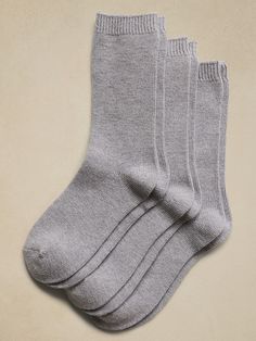 Cashmere Bed Socks, Cozy Socks, Packing Light, At The Top, Heather Gray, Socks Women, Heather Grey, Banana Republic, The Top