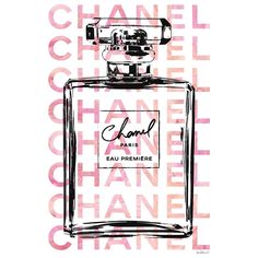 Pink Perfume Poster Print by Amanda Greenwood-VARPDXAGD115797 Image 1 Chanel Bathroom, Chanel Room, Chanel Wallpapers, Chanel Decor, Perfume Art, Blue Perfume, Pink Perfume, Stretched Canvas Wall Art, Baby Wall Art