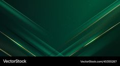 an abstract green background with gold lines