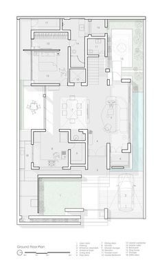 the floor plan for a house with two floors